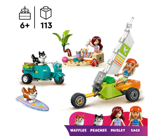 LEGO Friends 42641 Przygoda z surfującymi psami i skuterem - 1298079 - zdjęcie 8